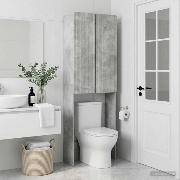 Vessakaappi ZWOLLE Betoninharmaa 66 x 25,5 x 190 cm