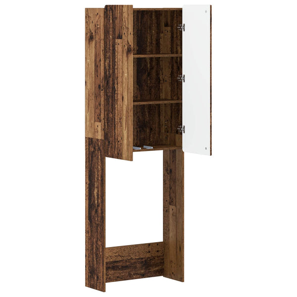 Vessakaappi ZWOLLE Vanha puu 66 x 25,5 x 190 cm Tekninen puu