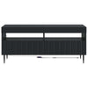 LED TV-kaappi Musta Tekninen puu
