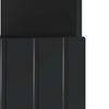 LED TV-kaappi Musta Tekninen puu