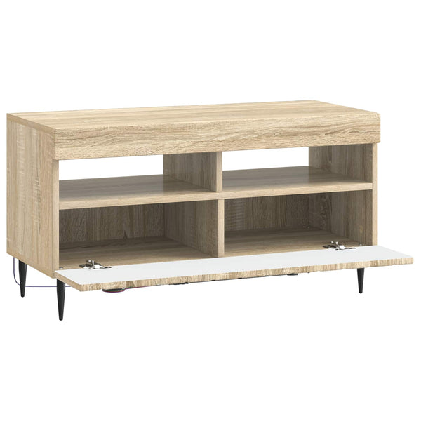LED TV-kaappi ZWOLLE Sonoma-tammi Tekninen puu