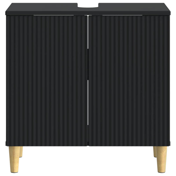 Kylpyhuoneen allaskaappi ARNHEM Musta 59,5 x 31,5 x 59 cm