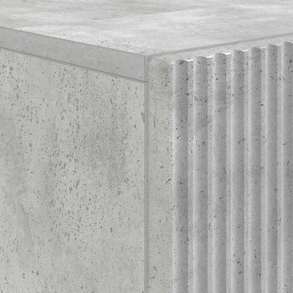 Kylpyhuonekaappi avoimella hyllyllä ARNHEM Betoninharmaa