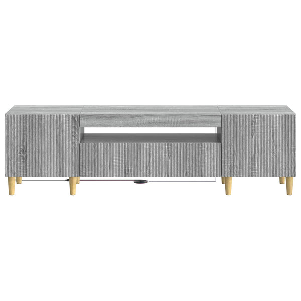 LED TV-kaappi Harmaa Sonoma Tekninen puu