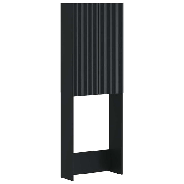 Vessakaappi ARNHEM Musta 66 x 25,5 x 190 cm Tekninen puu