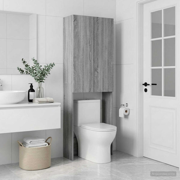 Vessakaappi ARNHEM Harmaa Sonoma 66 x 25,5 x 190 cm