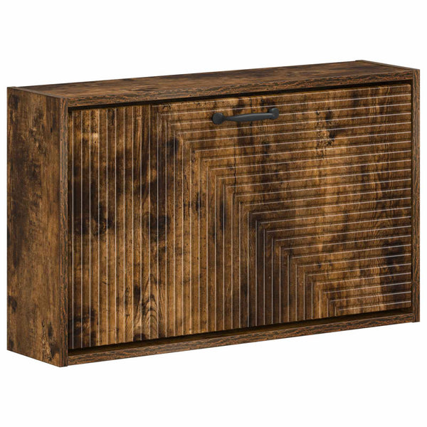 Seinälle asennettava kenkäkaappi HAARLEM 71 x 17 x 43 cm