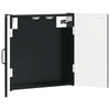 Dartboard-kaappi HAARLEM Musta 52,5 x 10,5 x 53,5 cm