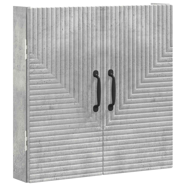 Dartboard-kaappi HAARLEM Betoninharmaa 52,5 x 10,5 x 53,5 cm