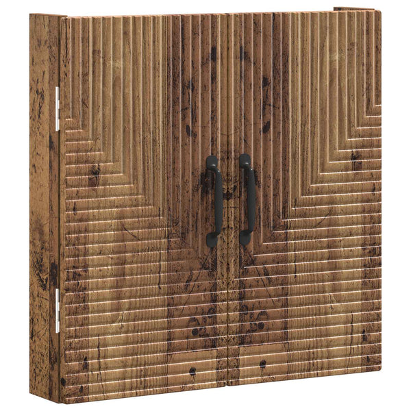 Dartboard-kaappi HAARLEM Vanha puu 52,5 x 10,5 x 53,5 cm