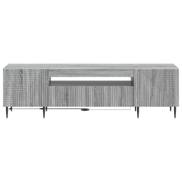 LED TV-kaappi Harmaa Sonoma Tekninen puu