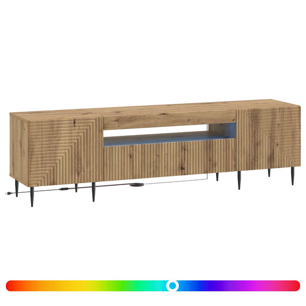 LED TV-kaappi Artisaanitammi Tekninen puu