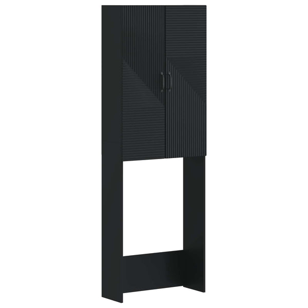 Vessakaappi HAARLEM Musta 66 x 25,5 x 190 cm Tekninen puu