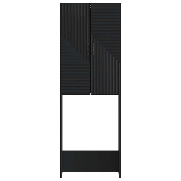 Vessakaappi HAARLEM Musta 66 x 25,5 x 190 cm Tekninen puu