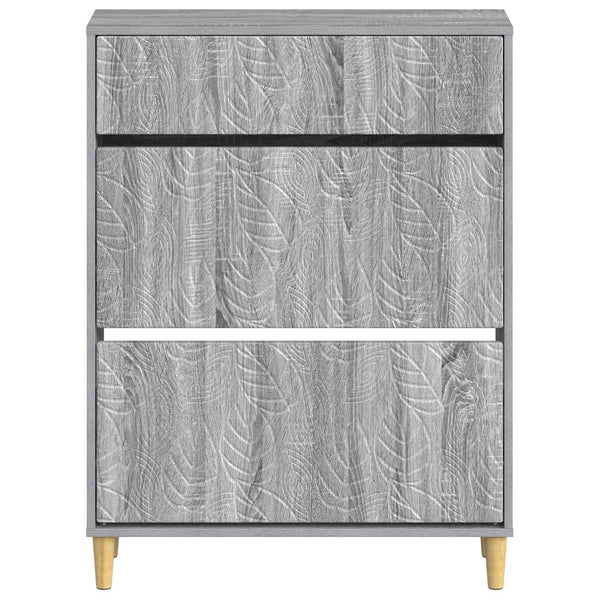 Kenkäkaappi DELFT 78 x 24 x 103 cm Tekninen puu Harmaa Sonoma