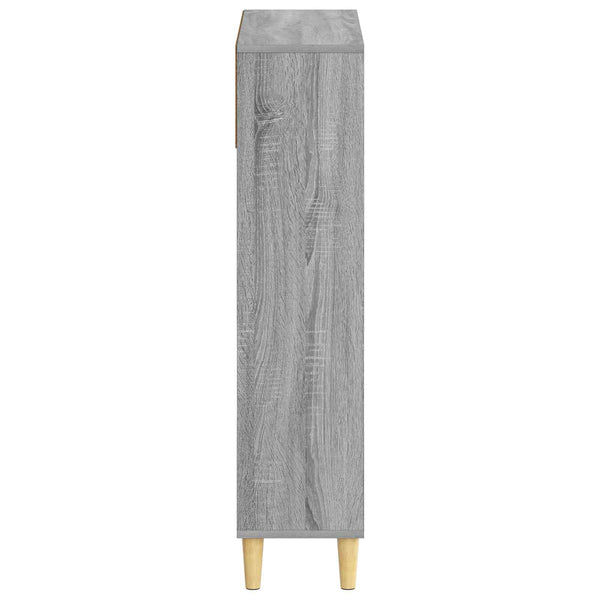 Kenkäkaappi DELFT 78 x 24 x 103 cm Tekninen puu Harmaa Sonoma