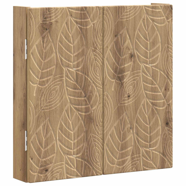 Dartboard-kaappi DELFT Artisaanitammi 52,5 x 10,5 x 53,5 cm