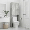 Vessakaappi DELFT Betoninharmaa 66 x 25,5 x 190 cm Tekninen puu