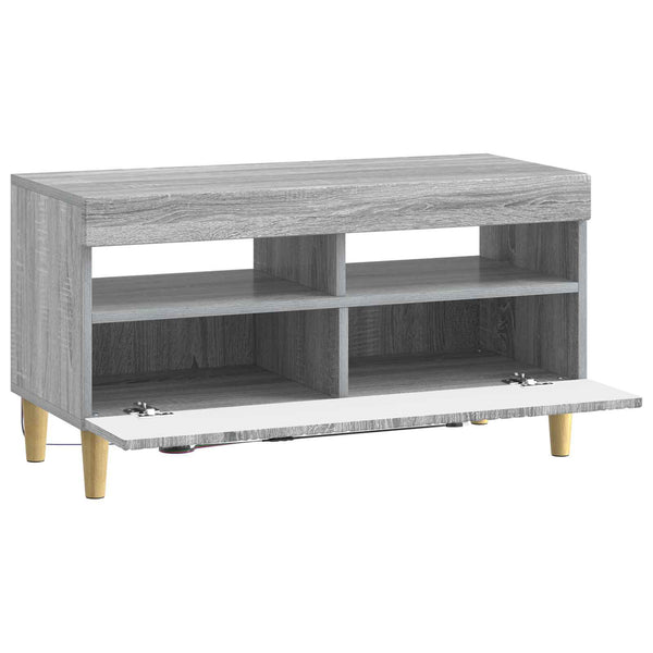 LED TV-kaappi Harmaa Sonoma Tekninen puu