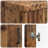 Kylpyhuoneen allaskaappi HOORN Vanha puu 59,5 x 31,5 x 56 cm