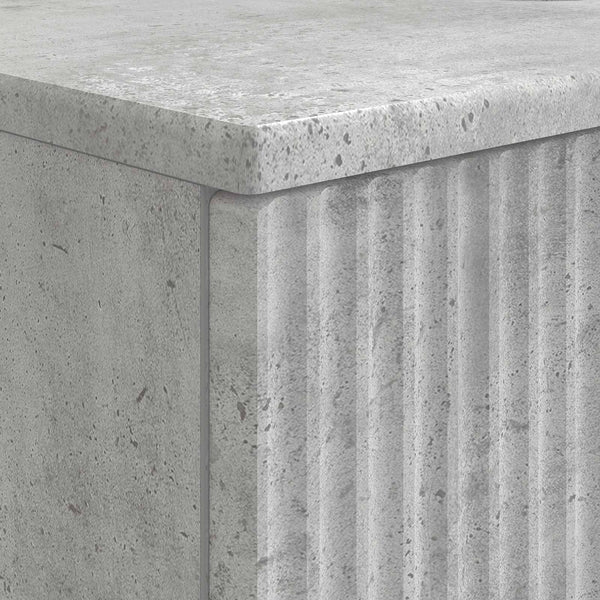 Kylpyhuoneen allaskaappi HOORN Betoninharmaa 82 x 41 x 56 cm