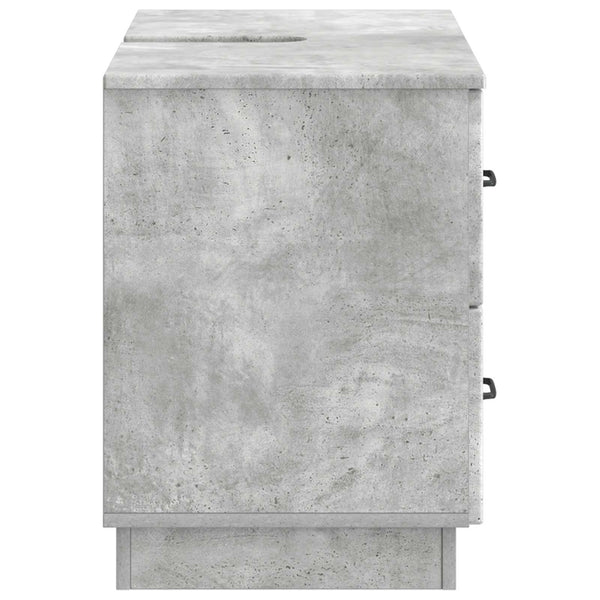 Kylpyhuoneen allaskaappi HOORN Betoninharmaa 82 x 41 x 56 cm