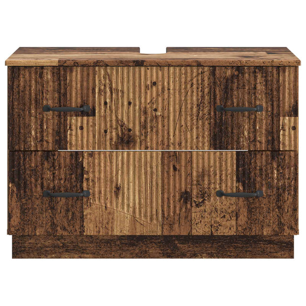 Kylpyhuoneen allaskaappi HOORN Vanha puu 82 x 41 x 56 cm
