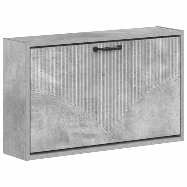 Seinälle asennettava kenkäkaappi HOORN 71 x 17 x 43 cm