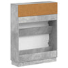 Kenkäkaappi HOORN 78 x 24 x 100 cm Tekninen puu Betoninharmaa