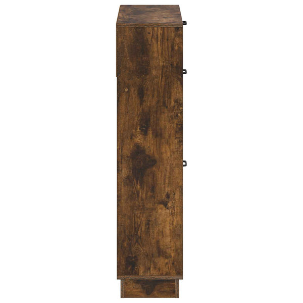 Kenkäkaappi HOORN 78 x 24 x 100 cm Tekninen puu Savutammi