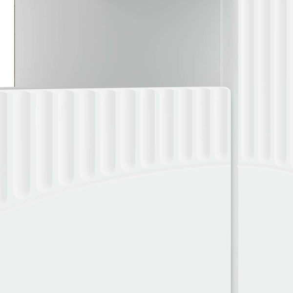 LED TV-kaappi valkoinen Tekninen puu