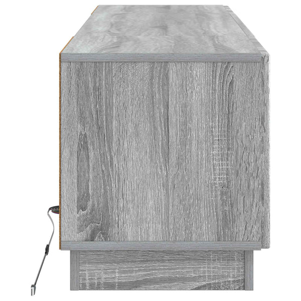 LED TV-kaappi Harmaa Sonoma Tekninen puu