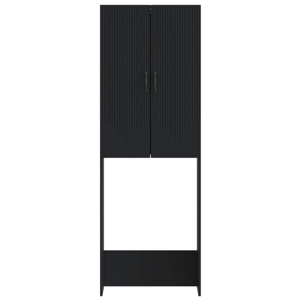 Vessakaappi HOORN Musta 66 x 25,5 x 190 cm Tekninen puu