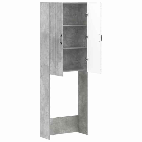 Vessakaappi HOORN Betoninharmaa 66 x 25,5 x 190 cm Tekninen puu