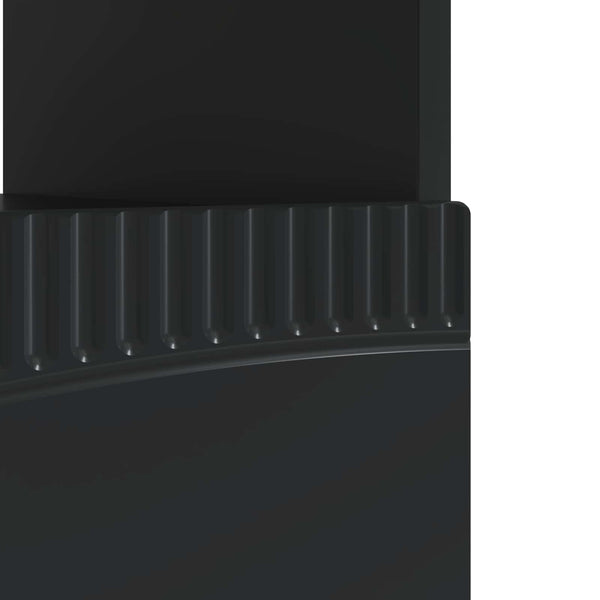 LED TV-kaappi Musta Tekninen puu