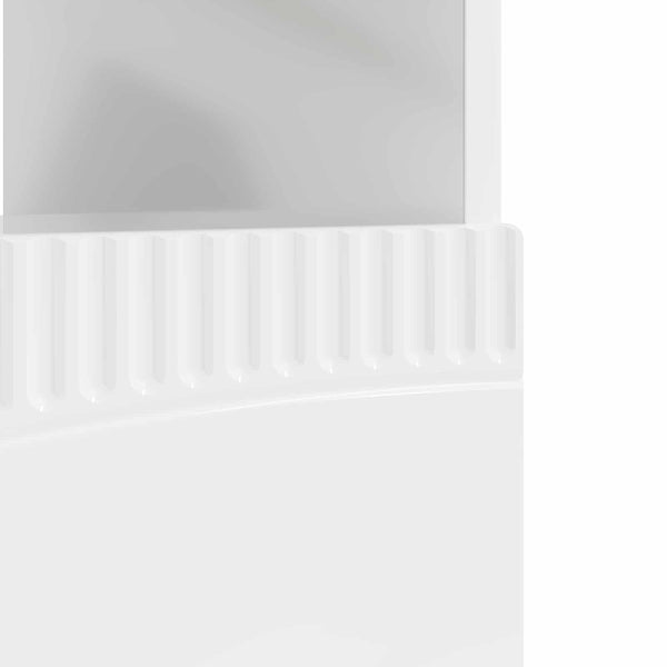 LED TV-kaappi Korkeakiiltoinen valkoinen Tekninen puu