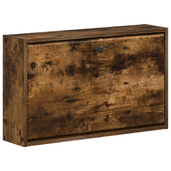 Seinälle asennettava kenkäkaappi BREDA 71 x 17 x 43 cm