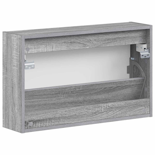 Seinälle asennettava kenkäkaappi BREDA 71 x 17 x 43 cm