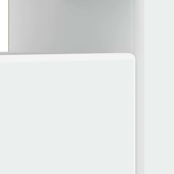 LED TV-kaappi valkoinen Tekninen puu
