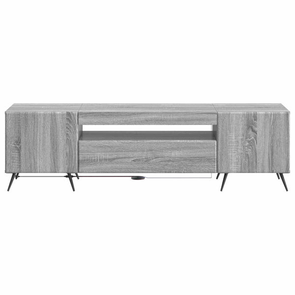 LED TV-kaappi Harmaa Sonoma Tekninen puu