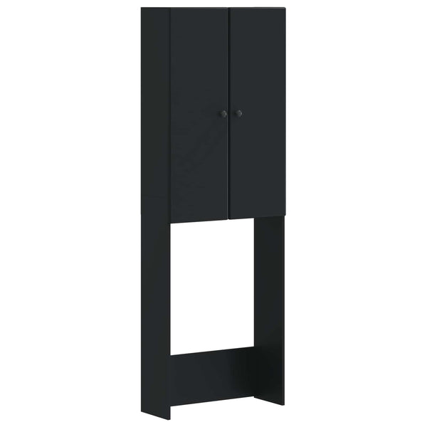 Vessakaappi BREDA Musta 66 x 25,5 x 190 cm Tekninen puu