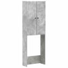 Vessakaappi BREDA Betoninharmaa 66 x 25,5 x 190 cm Tekninen puu