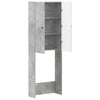 Vessakaappi BREDA Betoninharmaa 66 x 25,5 x 190 cm Tekninen puu