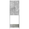Vessakaappi BREDA Betoninharmaa 66 x 25,5 x 190 cm Tekninen puu