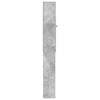 Vessakaappi BREDA Betoninharmaa 66 x 25,5 x 190 cm Tekninen puu