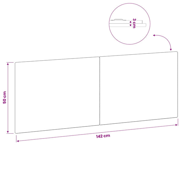 Seinälle asennettava pääty BREDA valkoinen Tekninen puu