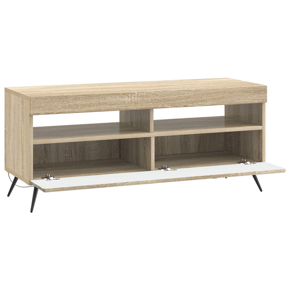 LED TV-kaappi Sonoma-tammi Tekninen puu