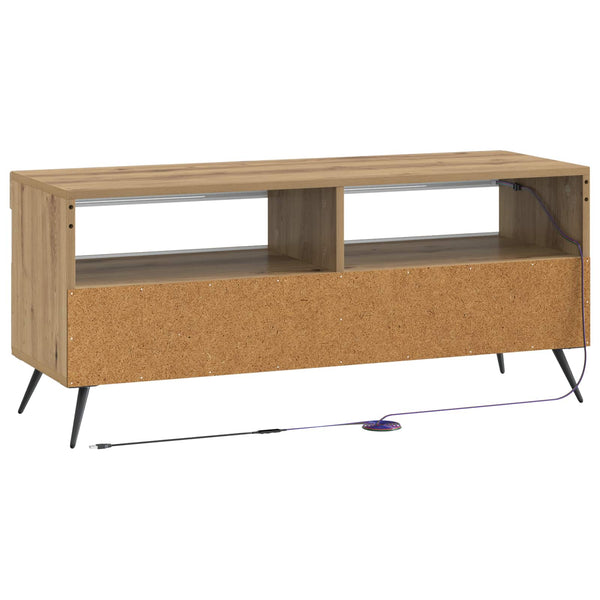 LED TV-kaappi Vanha puu Tekninen puu