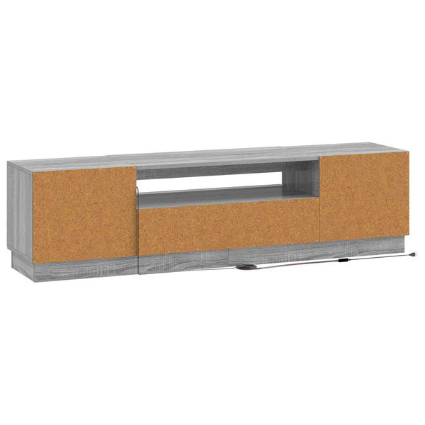 LED TV-kaappi Harmaa Sonoma Tekninen puu