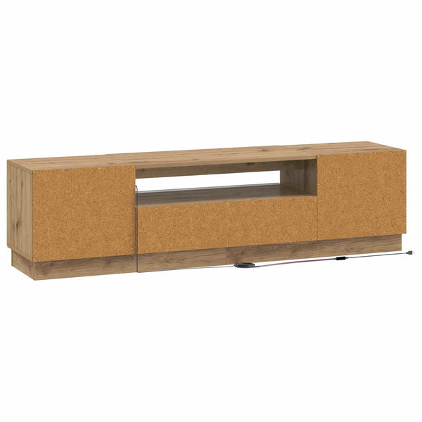 LED TV-kaappi Artisaanitammi Tekninen puu